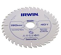 1897200 sega circolare Ø: 190 mm Øöffn: 30 mm denti: 40 legno IRWIN