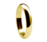 18ct Oro Giallo a D Matrimonio Anelli Pesante 2, 3, 4, 5, 6mm 750 UK Hm Band H-Z