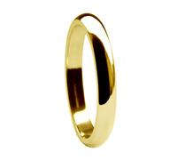 18ct Oro Giallo a D Matrimonio Anelli Pesante 2, 3, 4, 5, 6mm 750 UK Hm Band H-Z