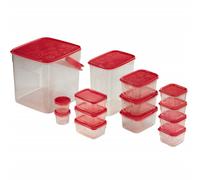 18er Set Microwellen-Geschirr con Coperchio Aufbewahrungs-Dosen Menü-teller Box