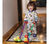 18M+ Giocattoli da spingere e tirare per bambini, giocattoli a forma di pollo e tartaruga con ruote da spingere/tirare, giocattoli per lo sviluppo precoce, giocattoli di apprendimento per bambini e ba