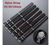 18mm 20mm 22mm cinturino in nylon elastico lavabile per Seiko Troops cinturino per paracadute braccialetto lavabile per esterni per uomo donna