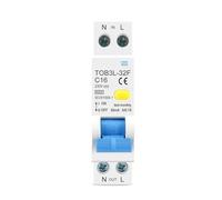 18MM 230V 50/60Hz RCBO 1P+N 6KA Residual current differential automatic Circuit breaker with over current Leakage protection(10A)