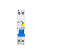 18MM 230V 50/60Hz RCBO 1P+N 6KA Residual Differential Automatic Circuit Breaker Over Current Leakage Protection EKFBQBGW(6A)
