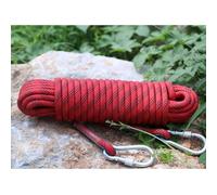 18mm Corda Da Arrampicata 49ft 82ft 115ft 148ft 328ft 656ft Corda Da Arrampicata Statica Su Roccia Con 2 Ganci In Acciaio Per La Fuga Di Sicurezza All'aperto