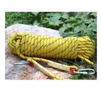 18mm Corda Da Arrampicata 49ft 82ft 115ft 148ft 328ft 656ft Corda Da Arrampicata Statica Su Roccia Con 2 Ganci In Acciaio Per La Fuga Di Sicurezza All'aperto