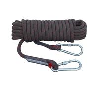 18mm Discesa Corda Da Arrampicata 10M(32ft) 20M(66ft) 30M(98ft) 50M(164ft) 100M(328ft) 200M(656ft) Corda Da Arrampicata Statica Su Roccia Con 2 Ganci In Acciaio Cavo Doppia Per Esterni