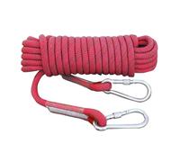 18mm Discesa Corda Da Arrampicata 10M(32ft) 20M(66ft) 30M(98ft) 50M(164ft) 100M(328ft) 200M(656ft) Corda Da Arrampicata Statica Su Roccia Con 2 Ganci In Acciaio Corda In Corda Doppia Per Esterni