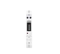 18mm Single Phase 1P Backlight Digital Wattmeter Power Consumption Analog Meter kWh AC 230V 50Hz LCD Din Rail CZAOINCU(DDS660-M)