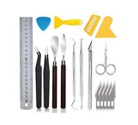 18pc Basic Craft Vinyl Weeding Tools Set Diy Sewing Stitching Punch Carving Kit Silhouette Cameos Lettering Tool
