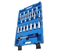 18PCS Car Repaire & Replace Shock Absorber Universal Tools Kit Go-thru Sockets