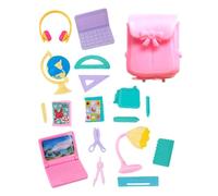 18pcs Doll Casa Cancelleria Decorazioni Per Bambini Ragazzo Regalo di Compleanno Strumenti di Lettura