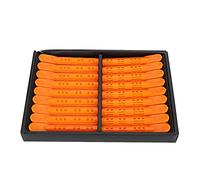 18pcs Hair Rollers for Perming & Styling | DIY Wavy/Curly Hair Curler Set | Non - Irritating Material, Salon - Grade Results at Home (Orange)
