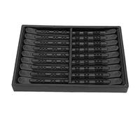 18pcs Hair Rollers for Perming & Styling | DIY Wavy/Curly Hair Curler Set | Non - Irritating Material, Salon - Grade Results at Home (Black)