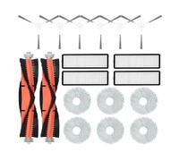 18PCS Spazzola laterale principale for aspirapolvere Filtro Hepa Panno for mop, compatibile for accessori di ricambio for aspirapolvere Xiaomi S10 + / S10 Plus
