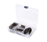 18Pcs Strumento di punzonatura del foro del cuoio Impugnatura ergonomica Angolo Punzonatura Strumento di punzonatura Cutter per la cintura Borsa della pelle Set con custodia