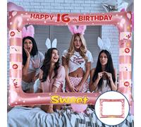 18th Birthday Party Cornice Gonfiabile Per Foto Compleanno Di Festa