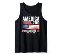 18th Birthday Patriotic 4th of July 250th Anniversary USA Canotta