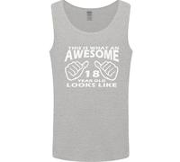 18th Compleanno 18 Anno Vecchio This Is What Uomo Canotta Maglia