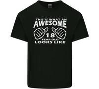 18th Compleanno 18 Anno Vecchio This Is What Uomo Cotone T-Shirt