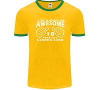 18th Compleanno 18 Anno Vecchio This Is What Uomo Ringer Fotl