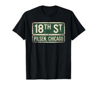 18th Street Pilsen Chicago Quartiere Orgoglio Illinois Maglietta