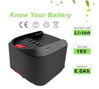 18V 6Ah/3.5Ah Batteria per Bosch PBA PSR PST PSB 18 LI-2 PML ALB 18 Li Uneo Maxx