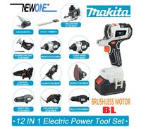 18V Brushless 2/5/10/12-in-1 Multiutensile Motosega Trapano alternativo/sega circolare utensile oscillante combinato KIT9