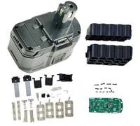 18V per la cassa della batteria Shell di plastica compreso circuito di protezione per P108 P103 per il pacchetto della batteria