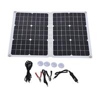 18V Solar Charging Panel High Efficiency Foldable Flexible 40W Power Generation with Multiple Protections for Cars RVs Boats ATVs Outdoor Adventures PET EVA Material Includes USB