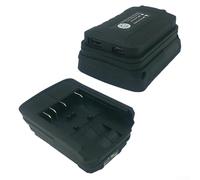 18V Strumento di Alimentazione Per Adattatore Batteria Con Uscita USB C E Luce LED Per BAT622 BAT609 BAT618G, Caricatore Portatile Convertitore Per Cellulari, Nero