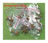 18values*10pcs=180pcs Monolithic Capacitor Kit 20pF~1uF 5.08MM Pack 15PF 20PF 30PF 100PF 101 102 103 104 105 471 ZDVHOMCB