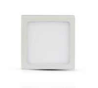 Plafoniera Pannello Led Slim Montaggio a Plafone Quadrato 190X190X24mm 18W 3000K