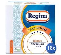 18x Bundle Tovaglioli 38X38 2 Veli Regina 5 Stelle