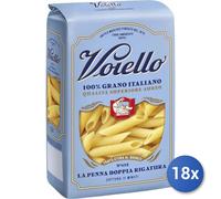18x Bundle Voiello Semola 152 Penne Rigate Gr500