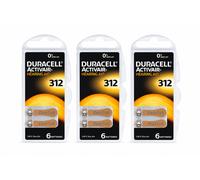 18x Duracell 312 PR41 DA312 Batterie Alcaline Zinco-Aria 1.45V