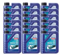 18X Liqui Moly Marine 2T Olio Motore Motorrad API TC JASO FB 1L