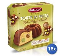 18x Multipack Balocco Torta 'In Festa' Pistacc-Nocci Gr 400