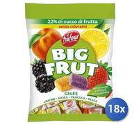 18x Multipack Caramelle Dufour Big Fruit Mediterr 150G