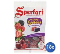18x Multipack Caramelle Sperlari Gelee Duetto Frutti Ross Gr. 175