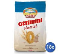 18x Multipack Divella Biscotti Ottimini Classici Gr400