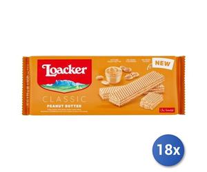 18x Multipack Loacker Wafer Gr 175 Burro Arachidi
