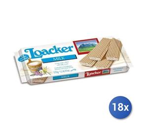 18x Multipack Loacker Wafer Gr 175 Milk 10737