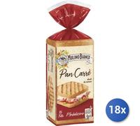 18x Multipack Mulino Bianco 16 Fette Pan Carre 285 Gr