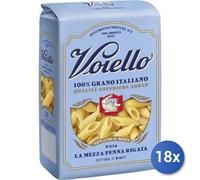 18x Multipack Voiello Semola 154 Mezze Penne Rigate Gr500