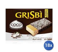 18x Multipack Wafer Grisbi Astuccio Coco Gr 120