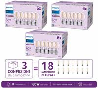 ️ 18x Philips LED Lampadina Luce Bianca Fredda 60W E27 230 Volt 4000K