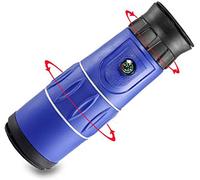 18x40 monoculare impermeabile ad alta potenza e compatto HD, prisma FMC BAK4 resistente e trasparente, lente in vetro ottico completamente multistrato, blu
