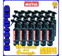 18x400ml MOTUL DETERGENTE PULITORE ELIMINA INSETTI SPRAY CAROZZERIA AUTO 18MO12
