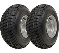 18x6.50-8 Erba Pneumatico Su 4 Borchie Cerchio,Turf,Tosaerba,Buggy,- Set Di 2